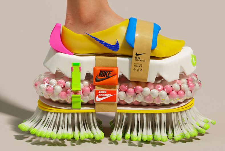 Le assurde e bizzarre Nike di un artista cinese