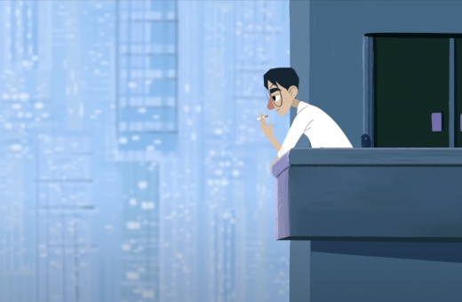 Animated short film that shows what it means to live stuck in a routine