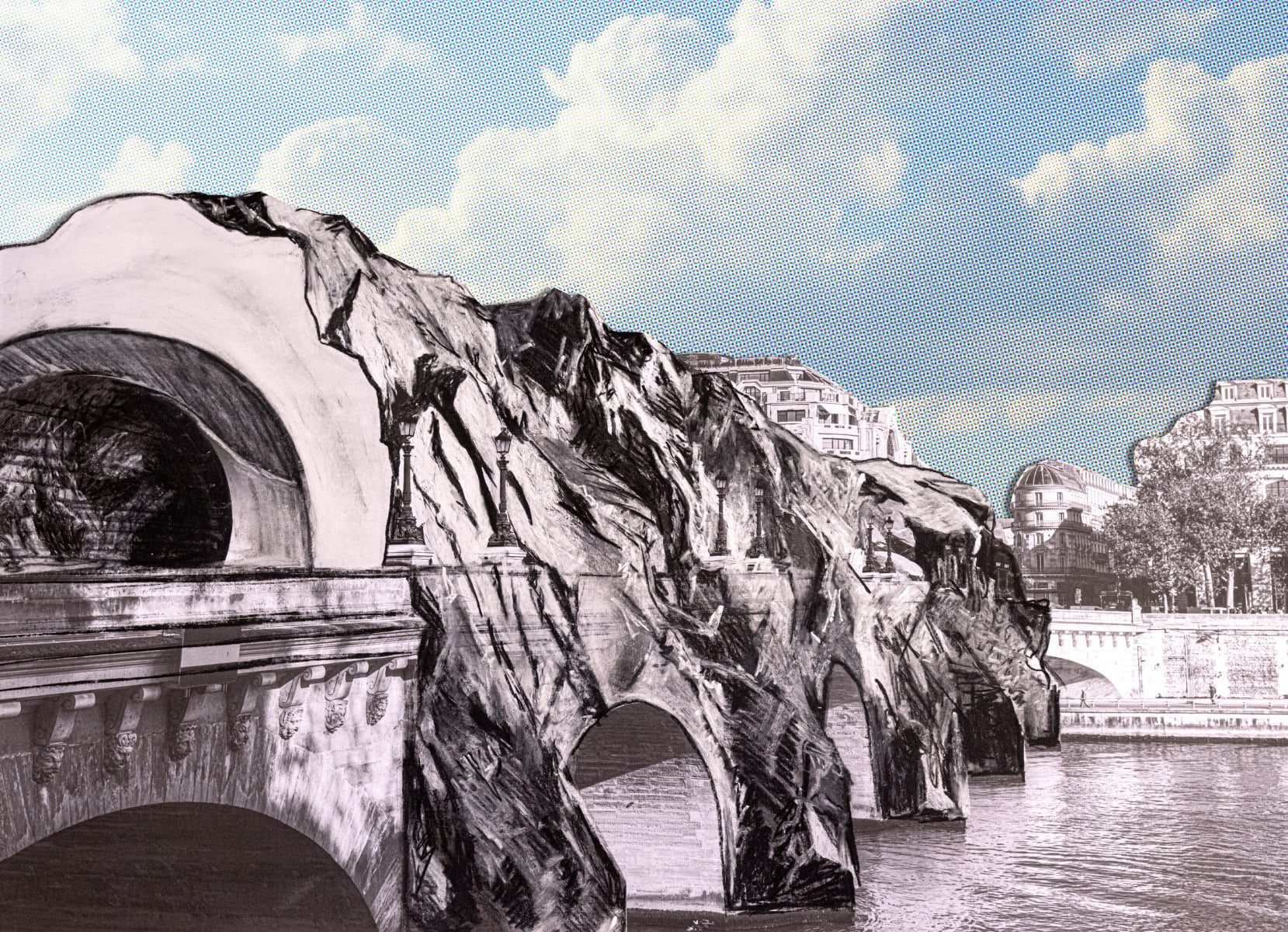 The Installation by JR in Paris That Will Pay Tribute to Christo