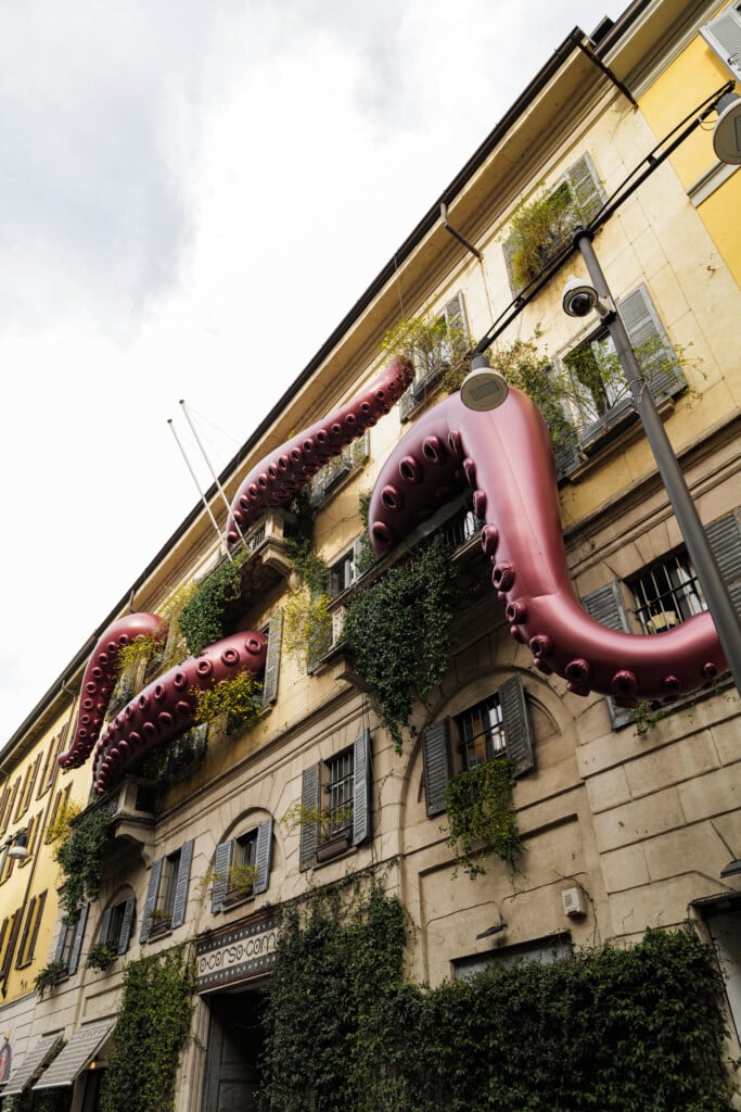 Moncler brings a giant octopus to 10 Corso Como for Milan Design