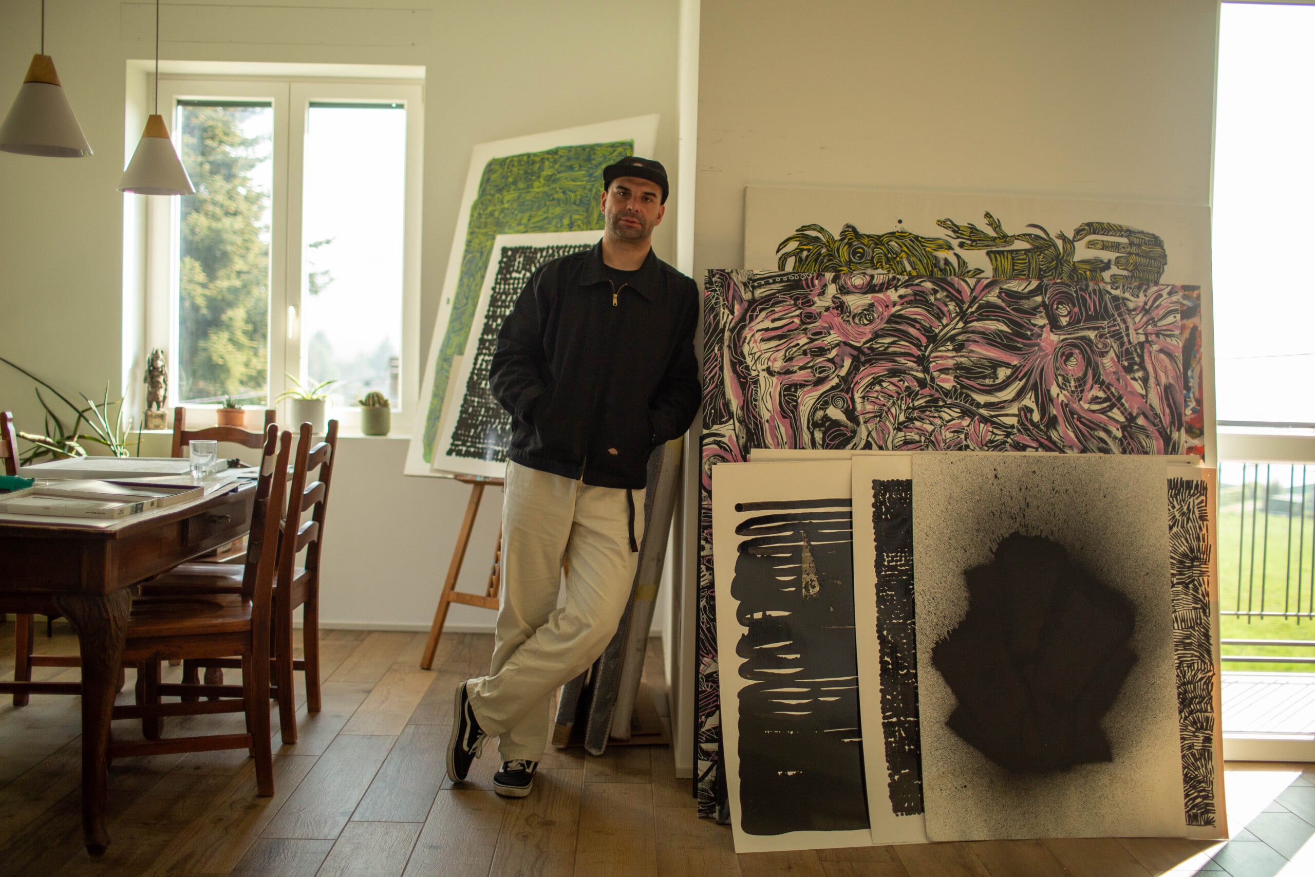 Alberto Monti leaves his mark at Sebino’s headquarters | Collater.al