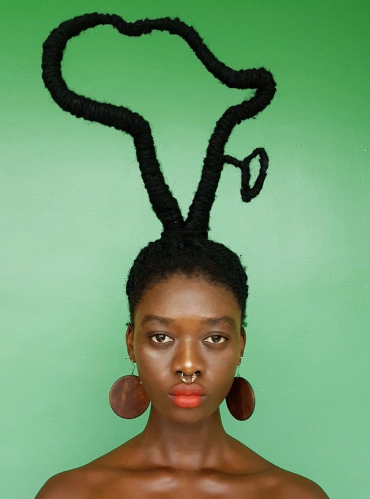 Laetitia Ky sculpts freedom with her hair | Collater.al
