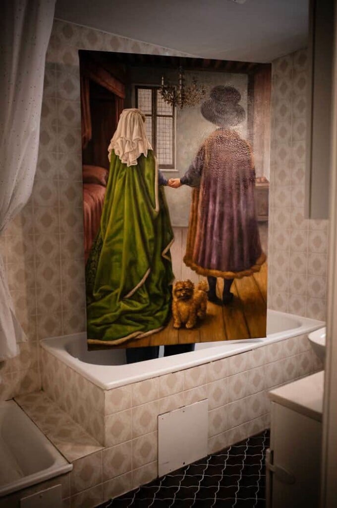 Domingo Geronimo Mattle the back of famous paintings | Collater.al