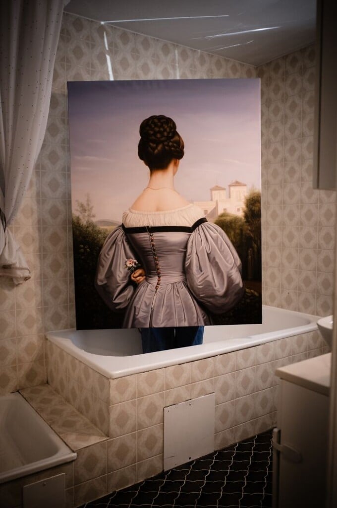 Domingo Geronimo Mattle the back of famous paintings | Collater.al
