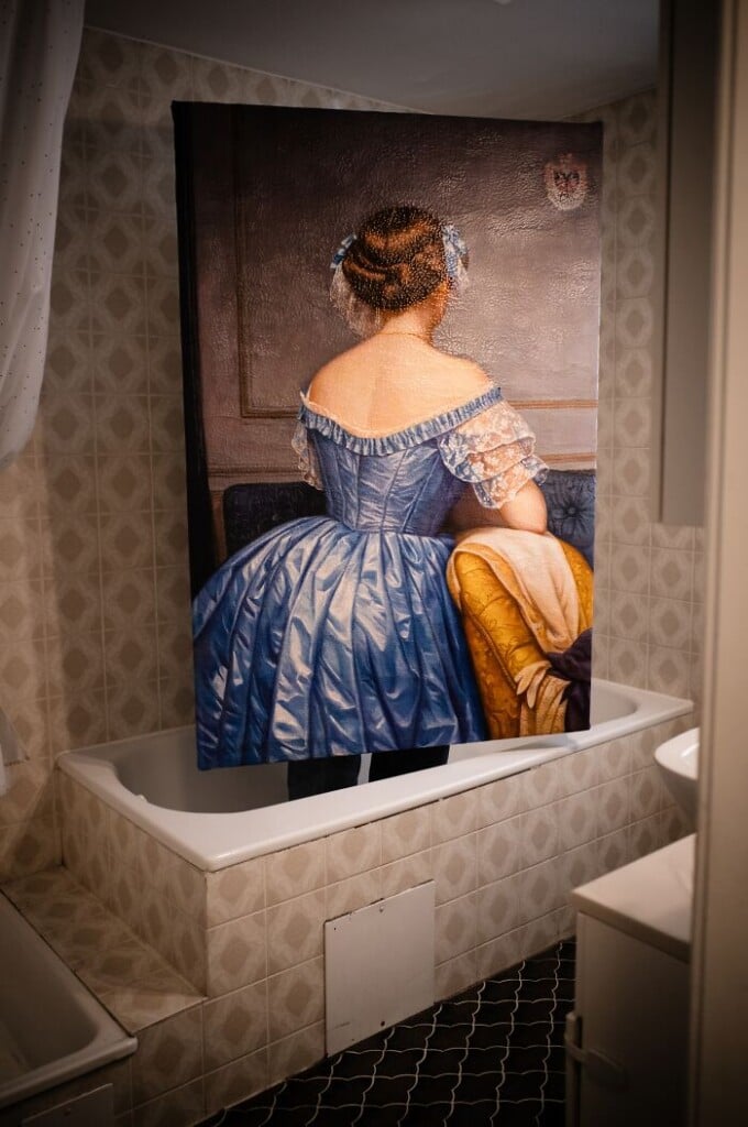 Domingo Geronimo Mattle the back of famous paintings | Collater.al