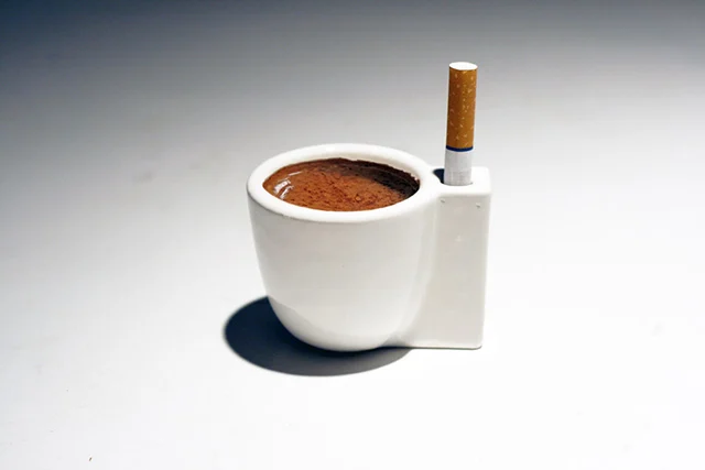 coffee and cigarette
